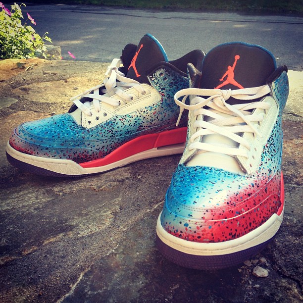 Air Jordan Iii Miami Nights Customs Fuda 05