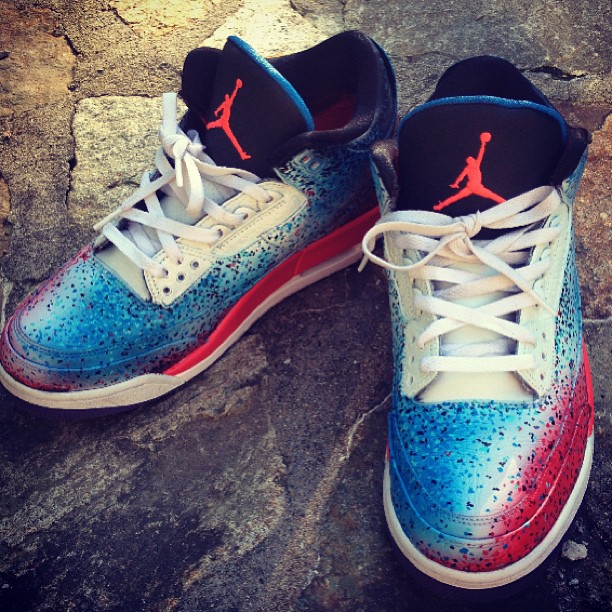 Air Jordan Iii Miami Nights Customs Fuda 06