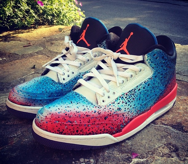 Air Jordan Iii Miami Nights Customs Fuda 07