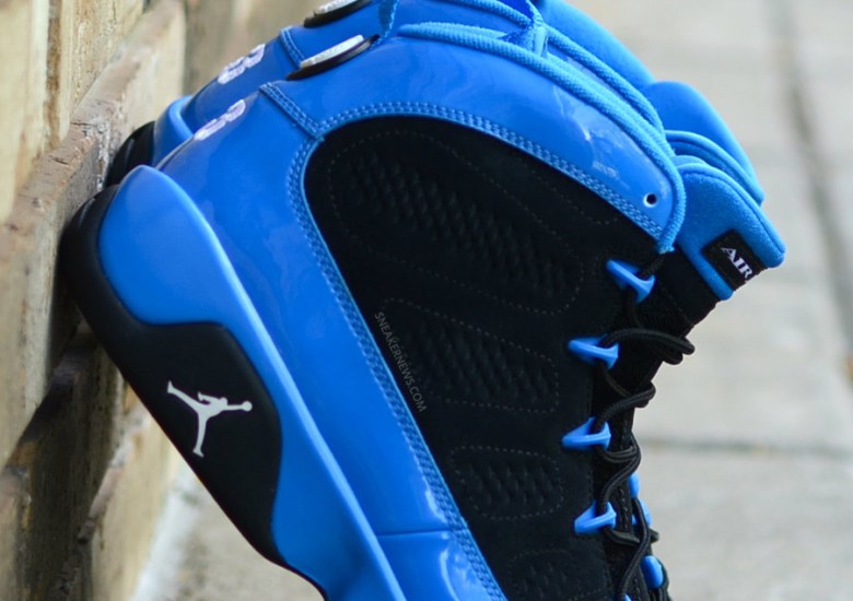 Air Jordan IX – Photo Blue Patent Leather – Black | Unreleased Sample