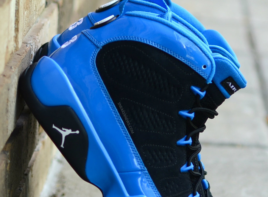 Air Jordan Ix Photo Blue Black Holiday 2012 Sample 11