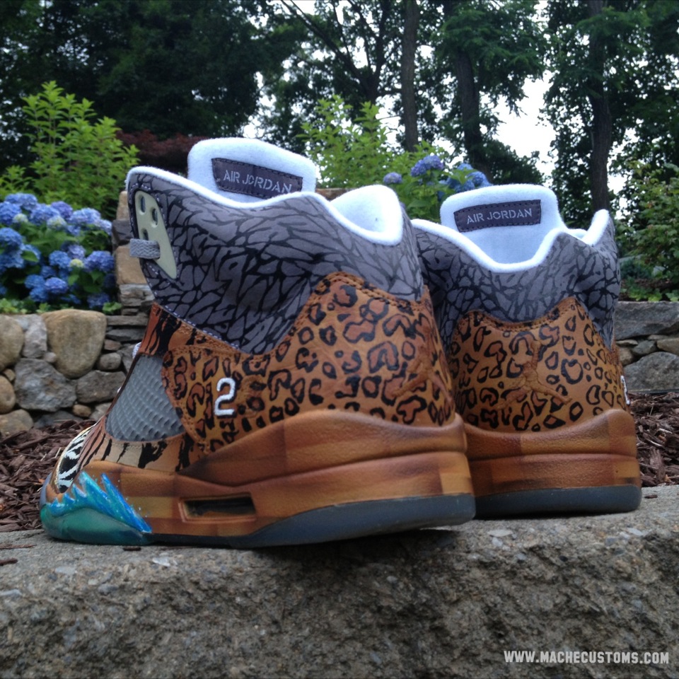 Air Jordan V Noahs Ark Customs By Mache 04