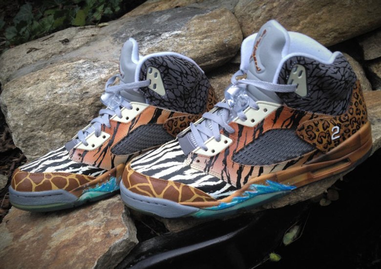 Air Jordan V “Noah’s Ark” Customs by Mache