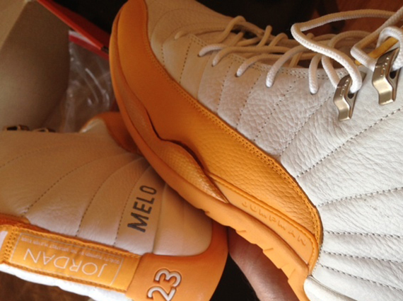 Carmelo Anthony Wears Orange Player's-Edition Jordan Melo M12 Sneakers –  Footwear News