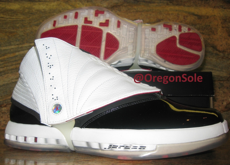 Air Jordan Xvi Black Gym Red White Metallic Silver 06