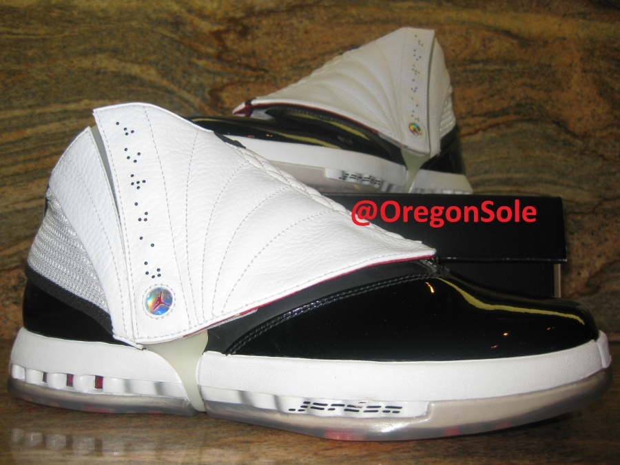 Air Jordan Xvi Black Gym Red White Metallic Silver 07