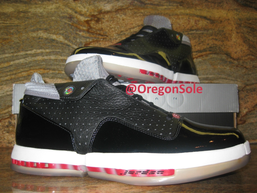 Air Jordan Xvi Low Black Gym Red Stealth Unreleased Sample 06