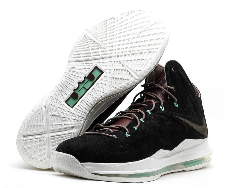 Black Suede Nike Lebron X 01