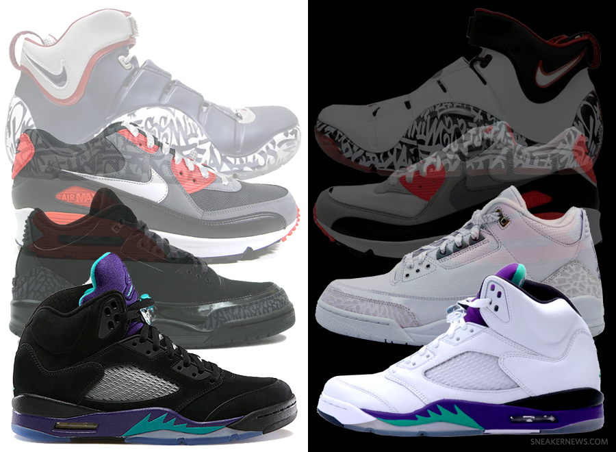 A Look Back at Sneaker "Color Flips"