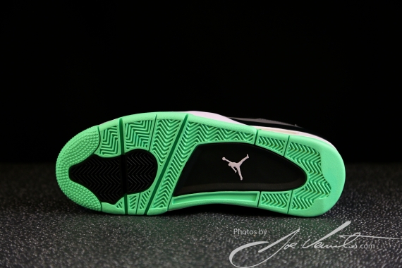 Green Glow Air Jordan 4 Retro 06
