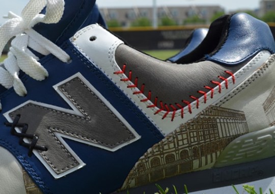 New Balance 574 “Brooklyn Dodgers” for DJ Clark Kent by PMK Customs