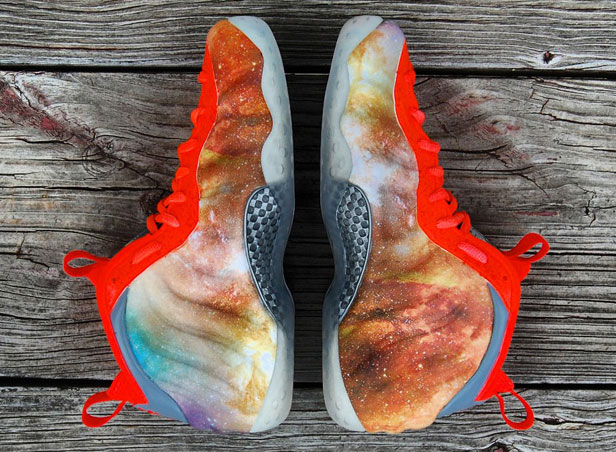 Nike Air Foamposite One “Big Bang-Alike” Customs by Gourmet Kickz