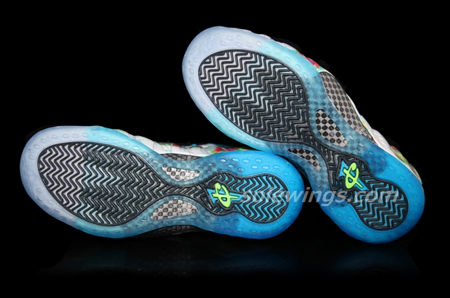 Nike Air Foamposite Pro Weaterman Jetsream Black Gamma Blue White 03