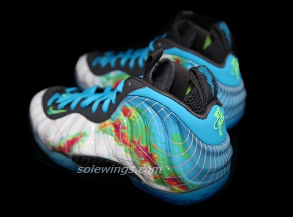 Nike Air Foamposite Pro Weaterman Jetsream Black Gamma Blue White 05