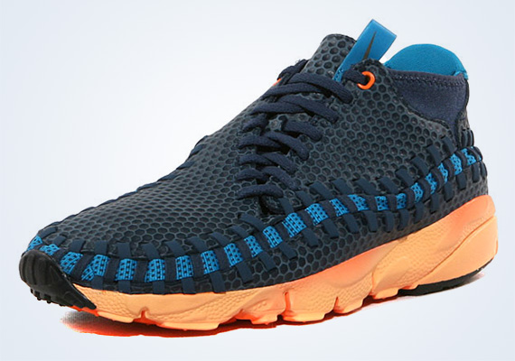 Nike Air Footscape Woven Chukka – Squadron Blue – Orange