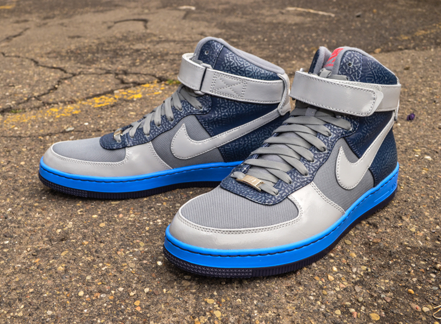 Nike Air Force 1 Downtown High Grey Blue 1