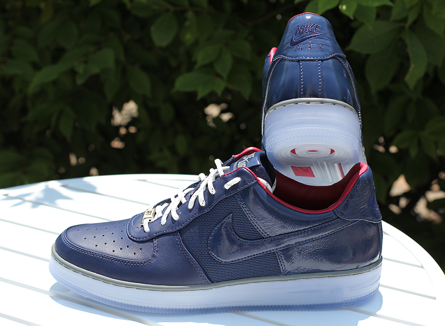 Nike Air Force 1 Downtown Navy Red 3