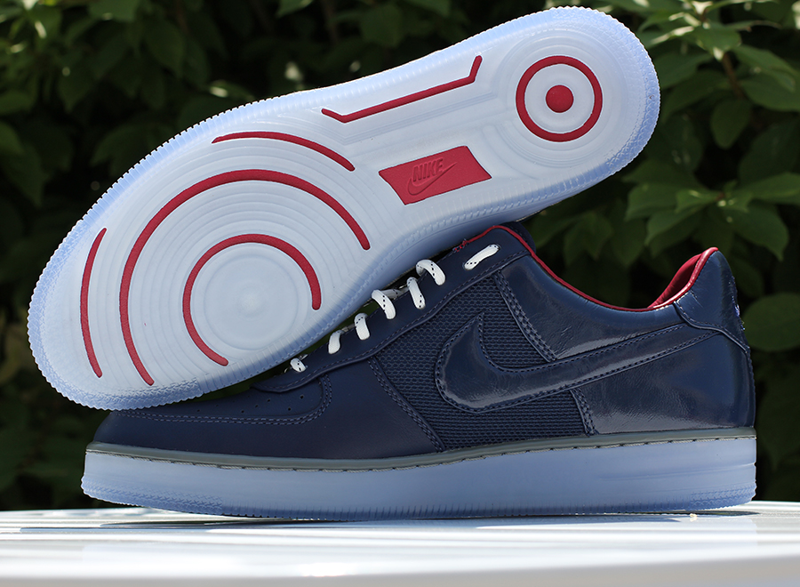Nike Air Force 1 Downtown Navy Red 5