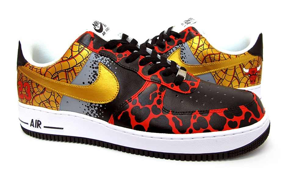 air force 1 spray painted