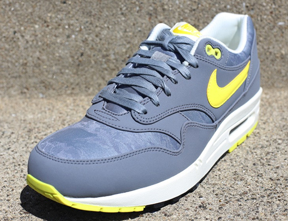 nike air max 1 jacquard grey yellow available 2