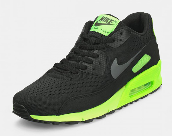 nike air max 90 lime green and black