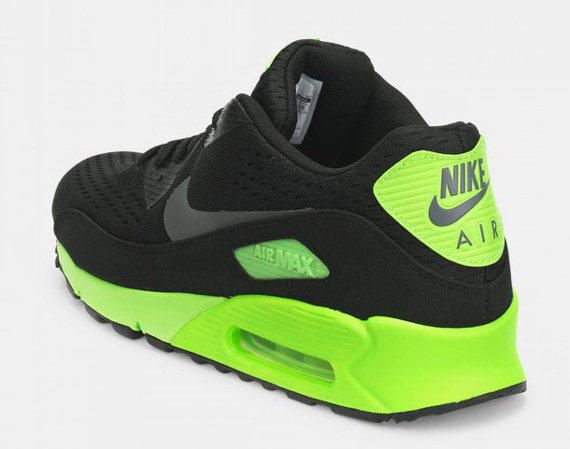 Black and lime store green air max