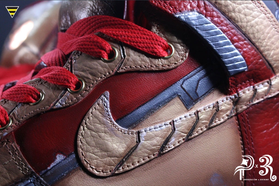 Nike Dunk High Metal Guy Customs 08