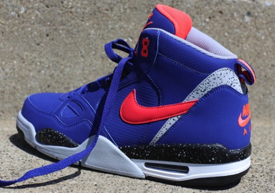 nike flight 13 mid deep royal atomic red 03