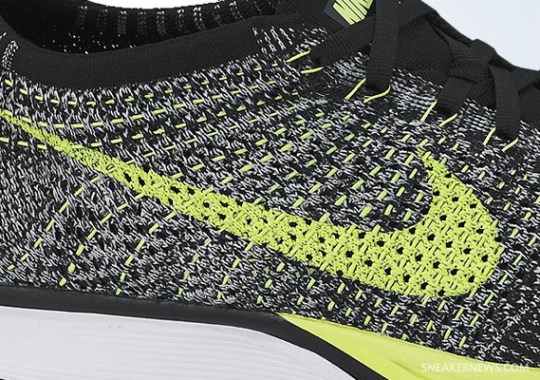 nike flyknit racer volt black sail 1