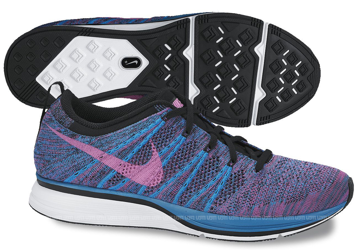 Nike Flyknit Trainer Neo Turquoise Pink 1