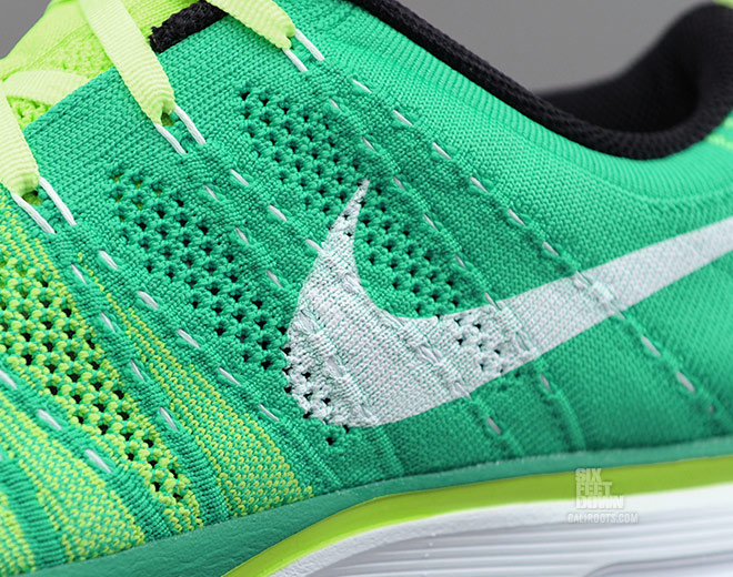 Nike Flyknit Trainer Volt Green White 03