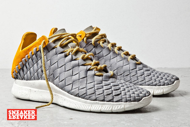 Nike Free Inneva Woven Mine Grey Laser Orange 01