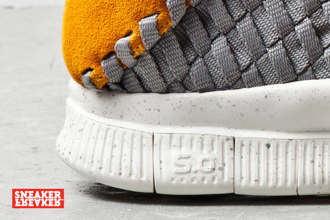 Nike Free Inneva Woven Mine Grey Laser Orange 02