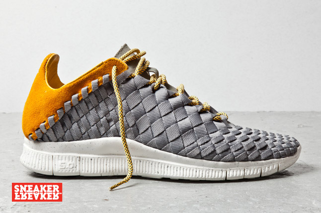 Nike Free Inneva Woven Mine Grey Laser Orange 05