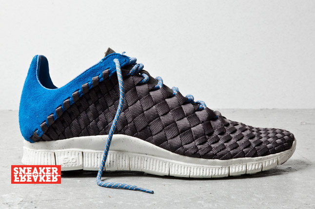 Nike Free Inneva Woven Newsprint Blue 1