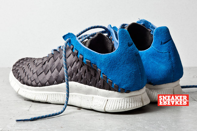 Nike Free Inneva Woven Newsprint Blue 3