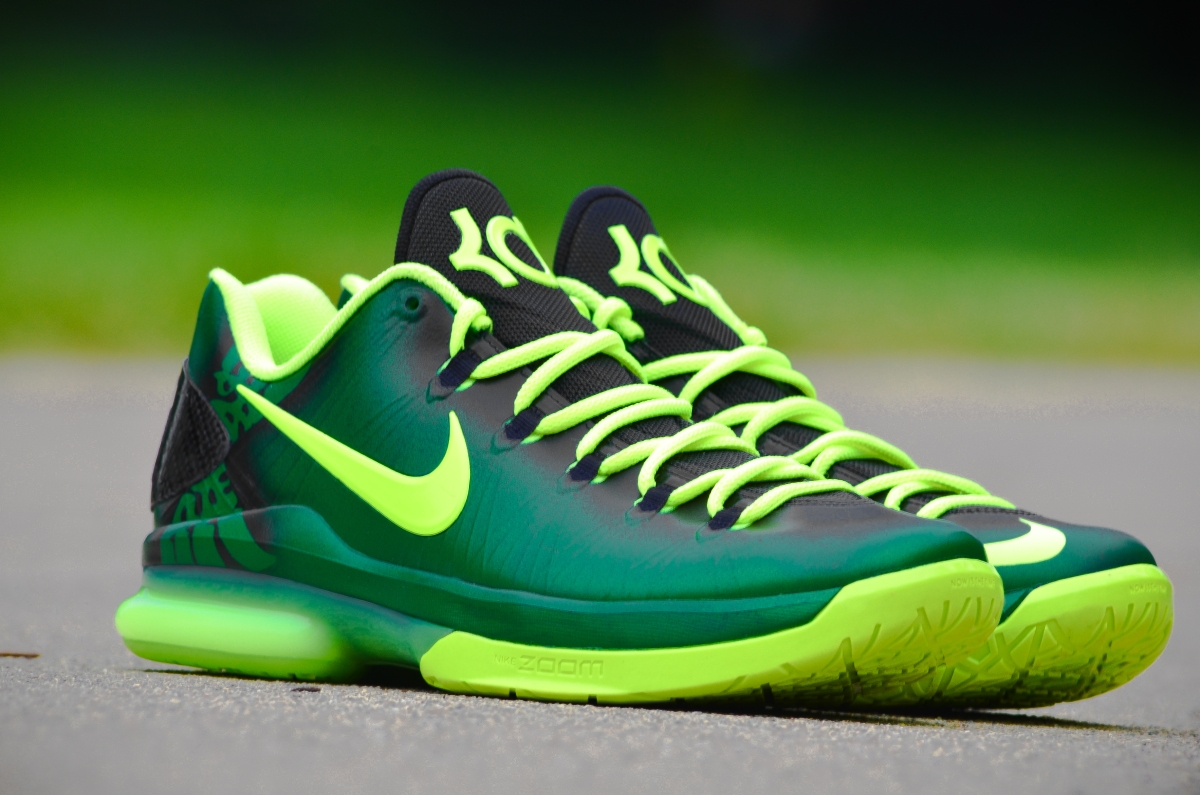 Nike Kd V Elite Oregon Ducks Customs 01
