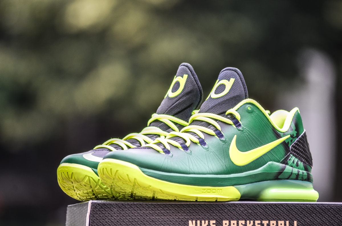 Nike Kd V Elite Oregon Ducks Customs 08