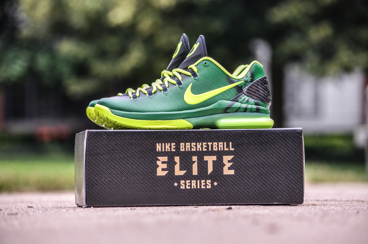 Nike Kd V Elite Oregon Ducks Customs 09