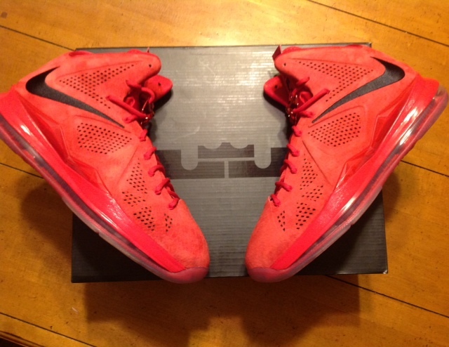 Nike Lebron X Red Suede Available On Ebay 04