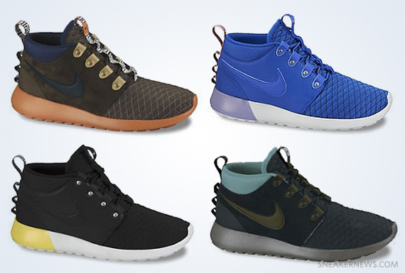 Nike Roshe Run Winter Mid – Upcoming Colorways