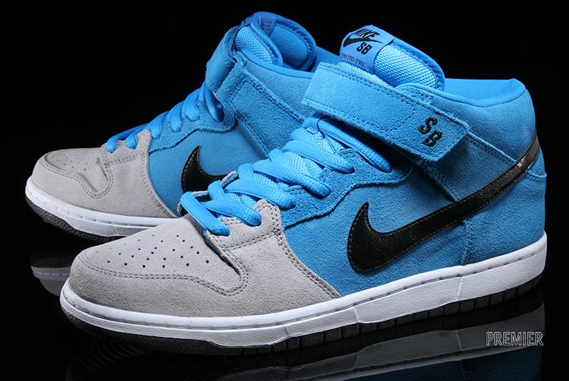 Nike Sb Dunk Mid Beavis Blue Hero Wolf Grey Black 4