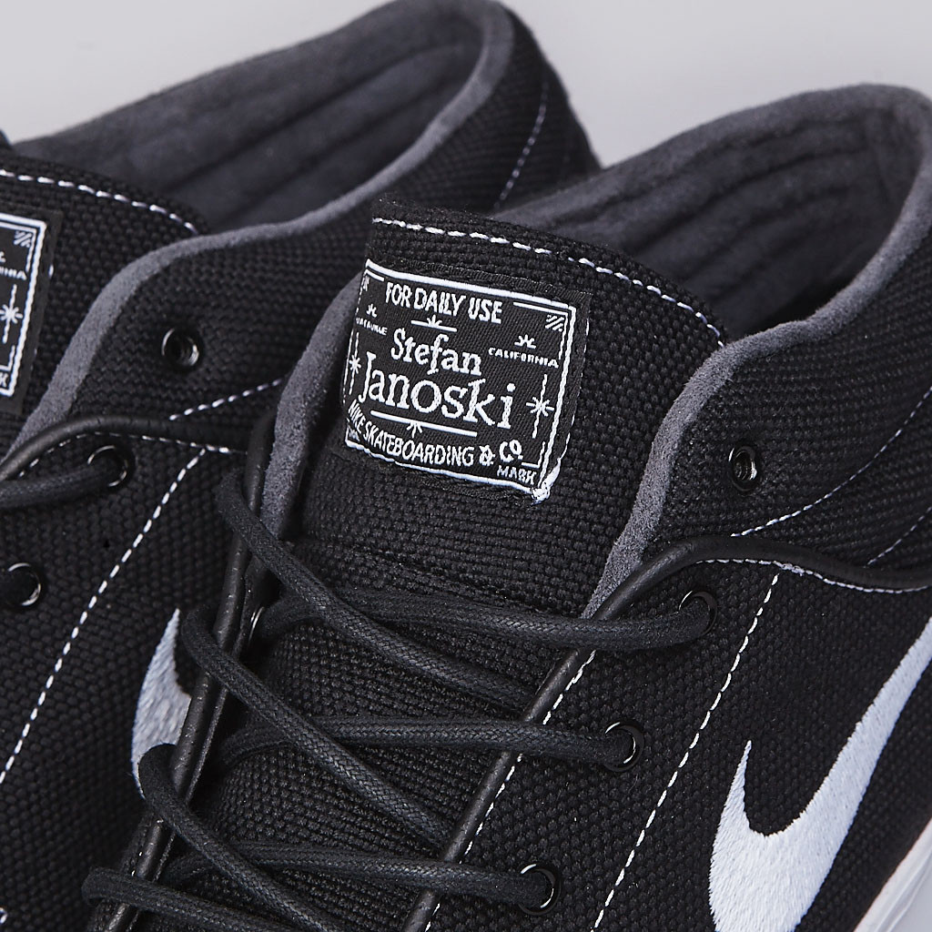 Nike Stefan Janoski Mid Black White 05