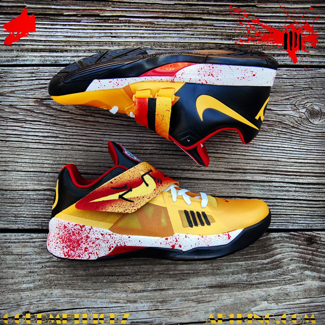 Nike Zoom Kd Iv Kill Bill Customs 05