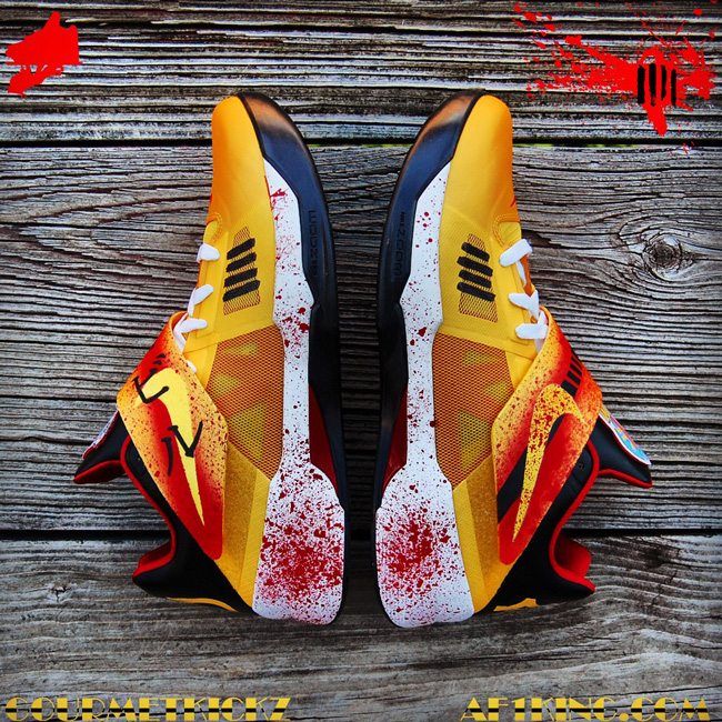Nike Zoom Kd Iv Kill Bill Customs 12