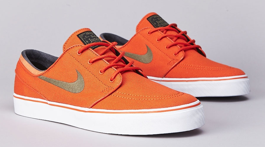 Nike Zoom Stefan Janoski Team Orange Medium Olive Black 05