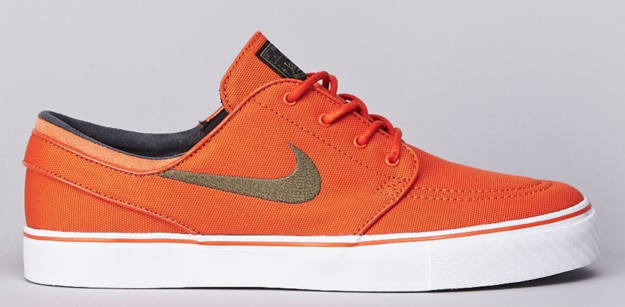 Nike Zoom Stefan Janoski Team Orange Medium Olive Black 06