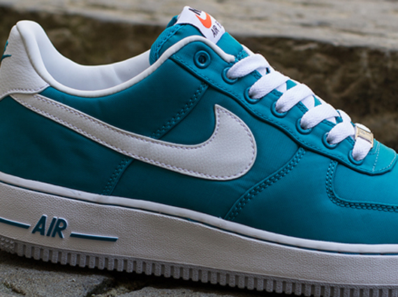 Nylon Teal Air Force 1 Low