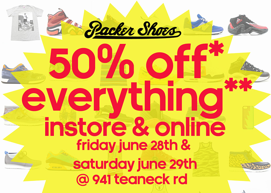 Packer Shoes 50% Off Summer Sale - SneakerNews.com