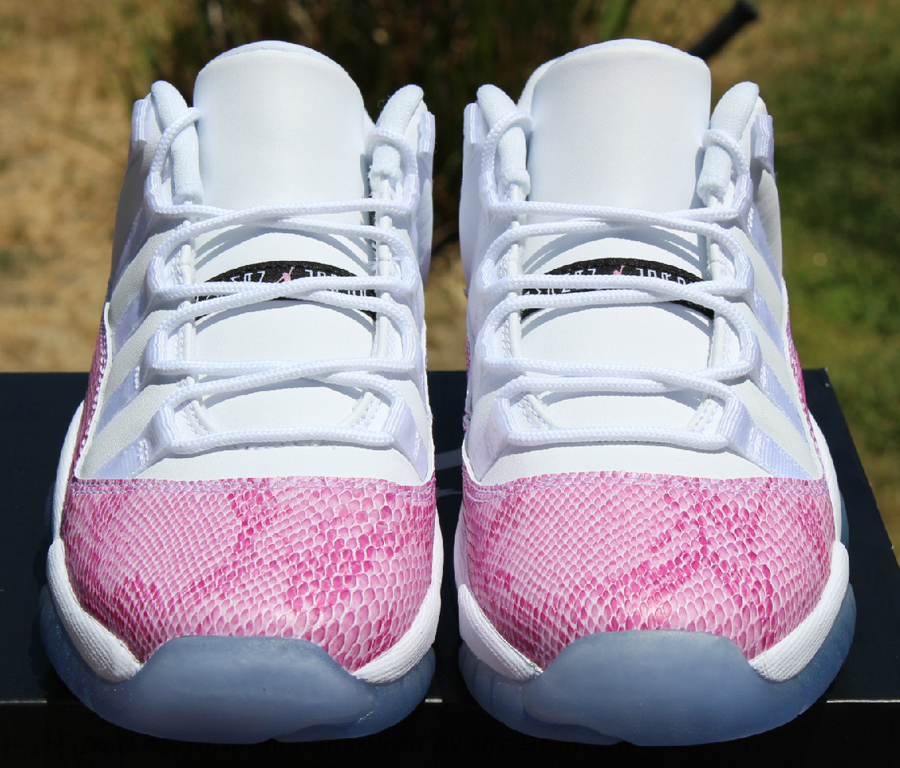 Pink Snakeskin Jordans 8